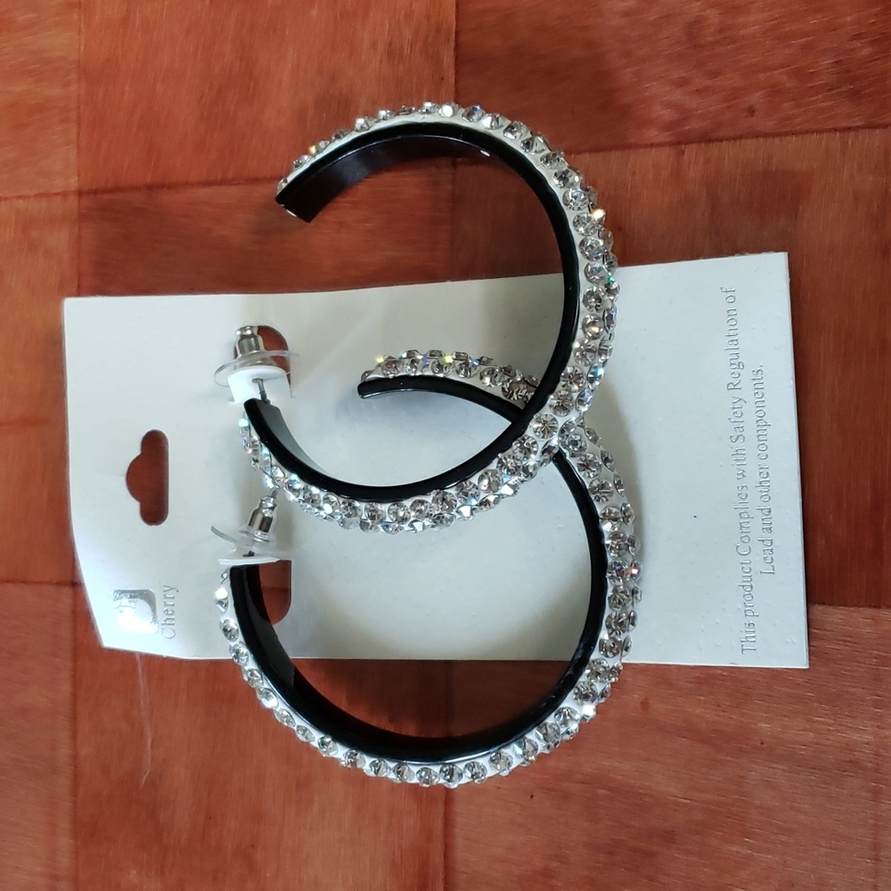 Cherry Hoop Earrings